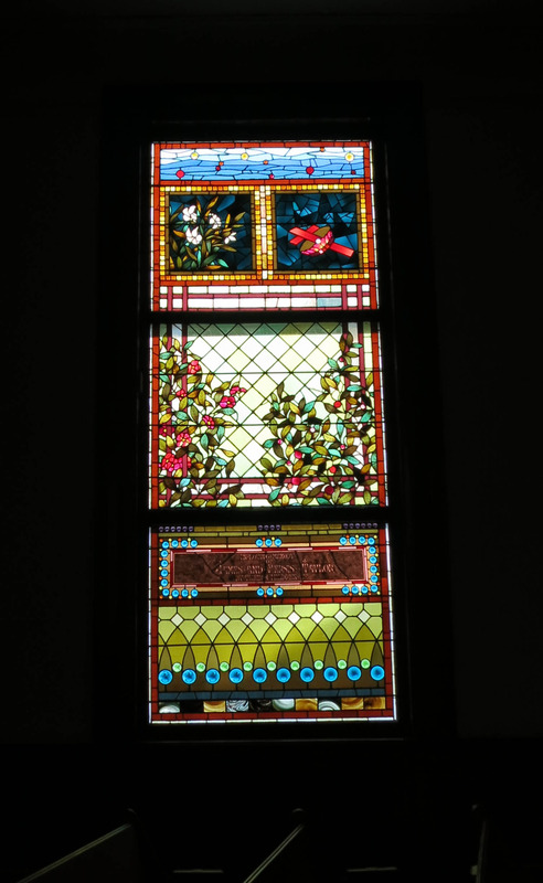 James and Persis Taylor Memorial stained glass window