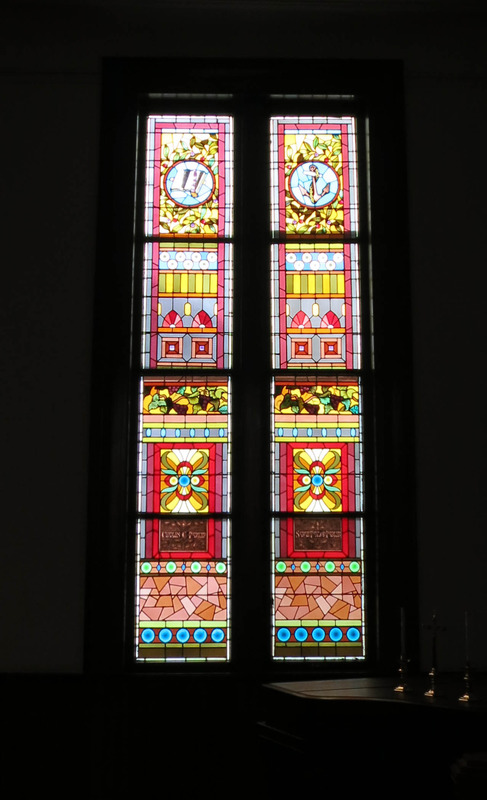Charles C. Parker Memorial stained glass window