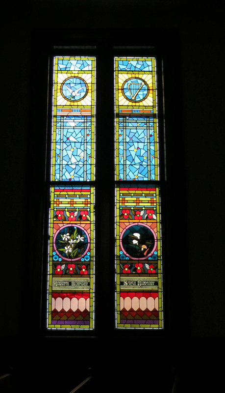 Jennette and Sarah Humphrey Memorial stained glass window